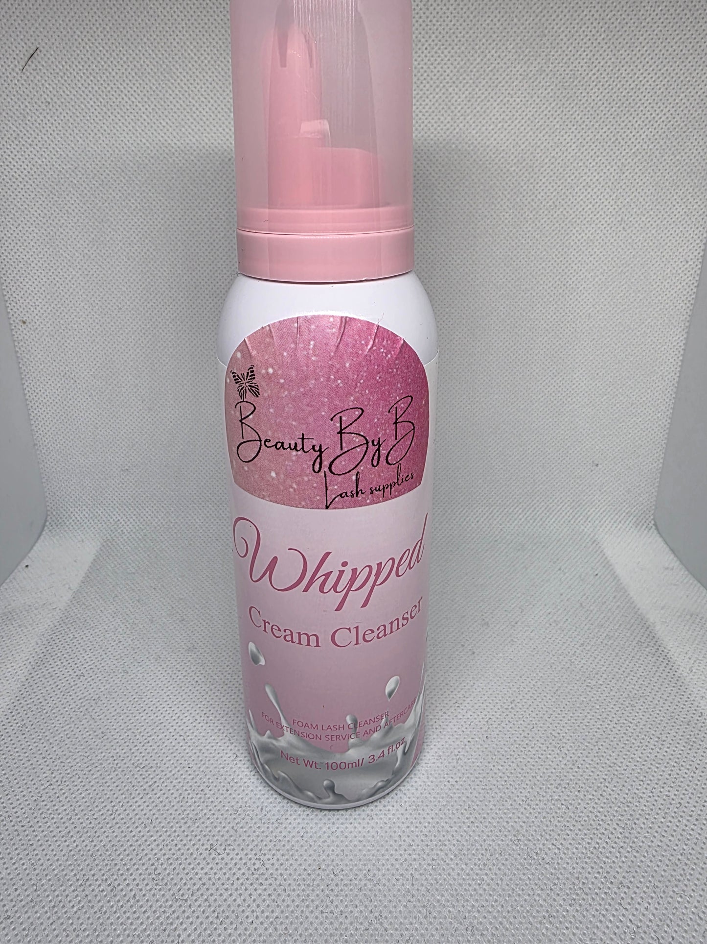 Whipped cream cleanser