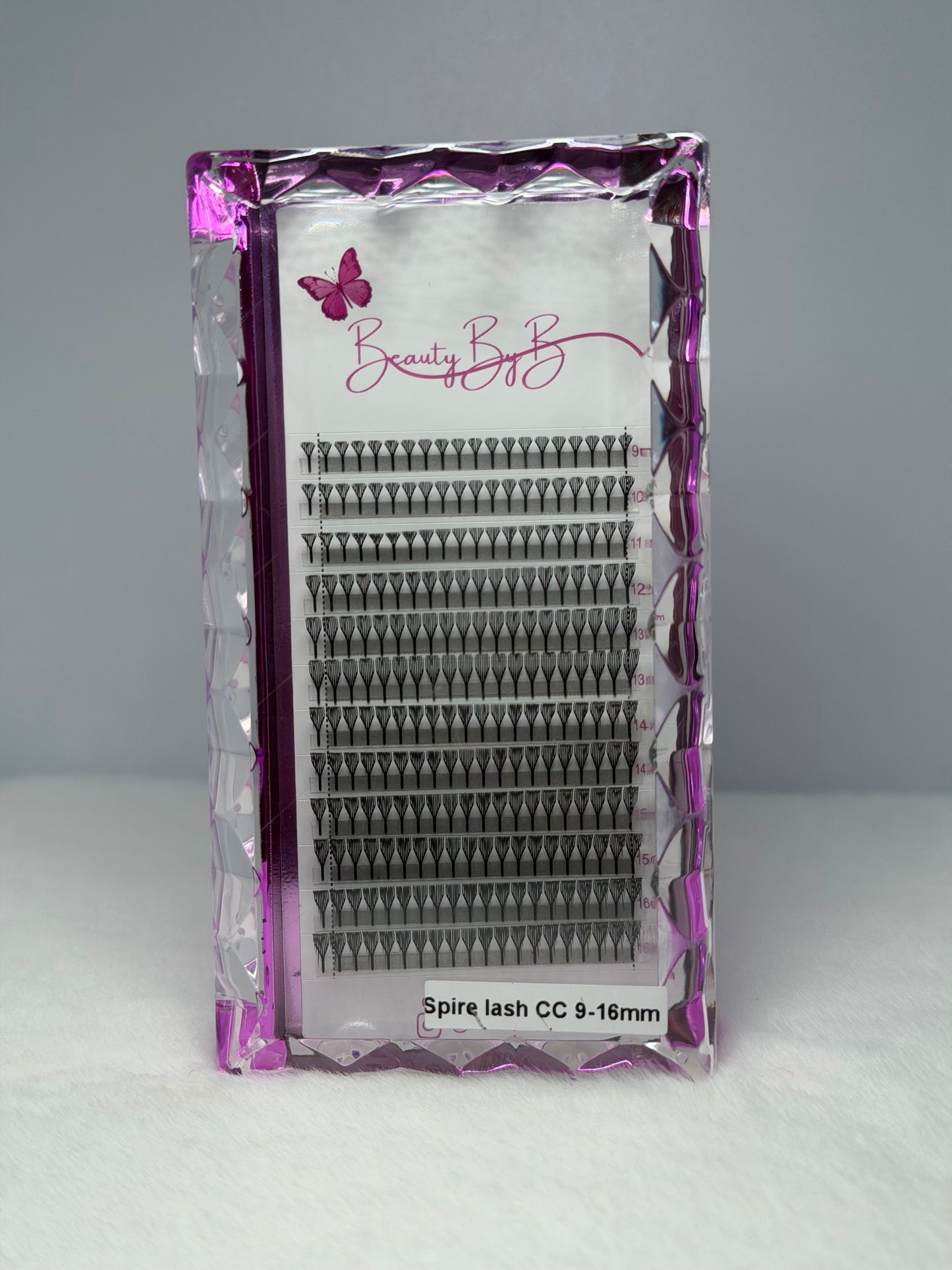 Spire lash spike, mix tray 9-16mm