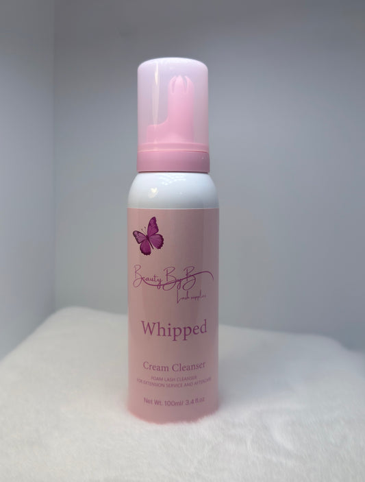 Whipped cream cleanser