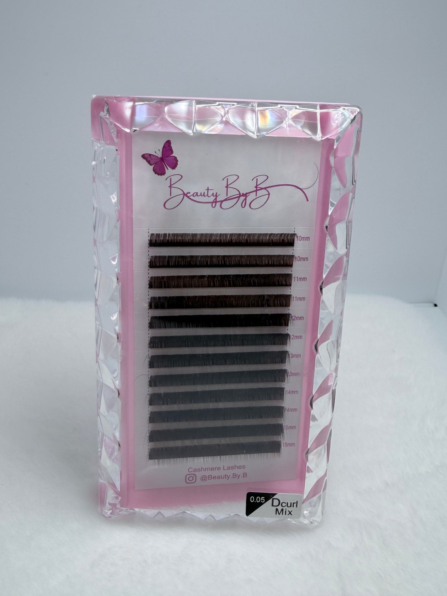 Dark Brown, 0.05, D Curl mix tray