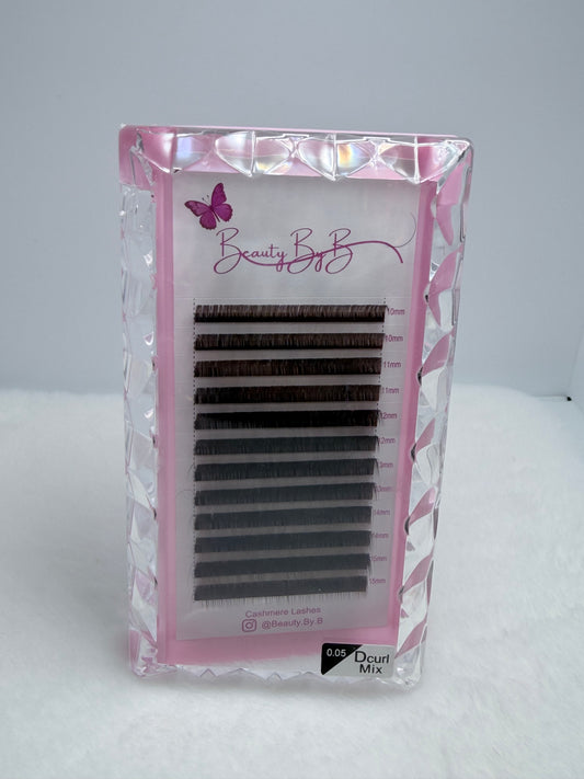 Dark Brown, 0.05, D Curl mix tray