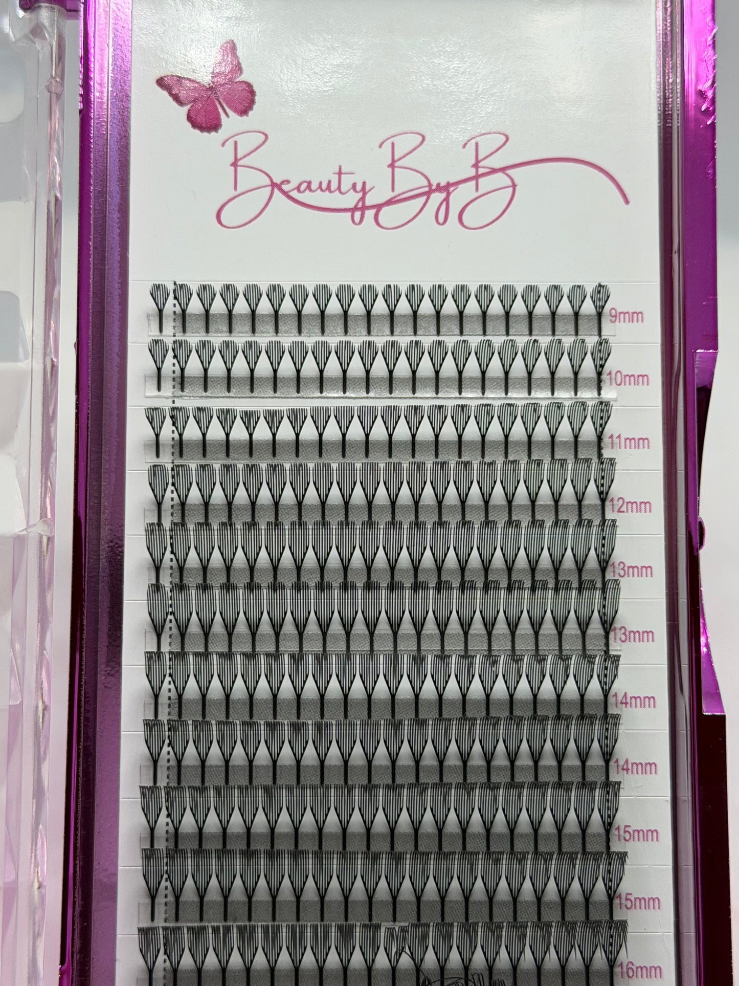 Spire lash spike, mix tray 9-16mm